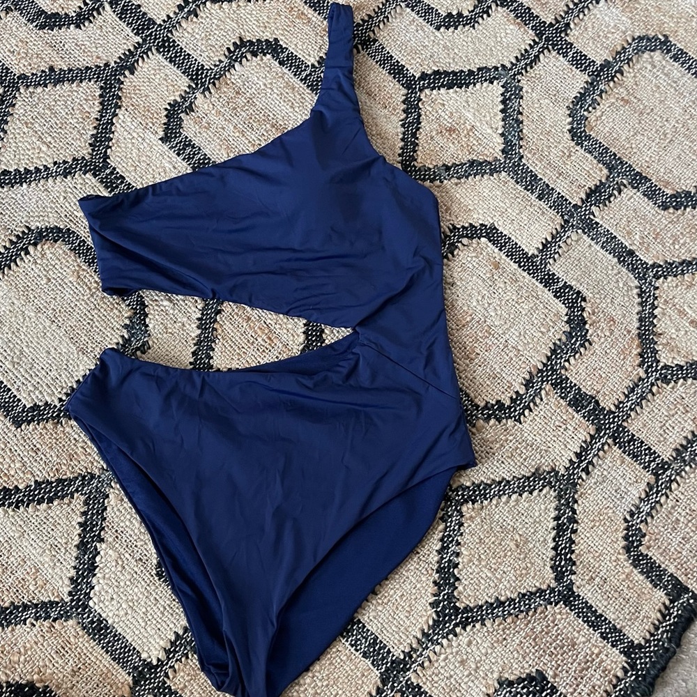 Open Side One Piece Swim - Picture 2 of 5